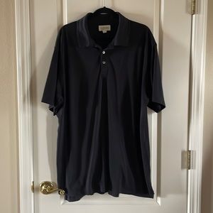 Men’s black polo St. John’s Bay 2XLT